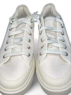 Adidas x Stella McCartney Canvas Sneakers- White |Wmn9| NWT